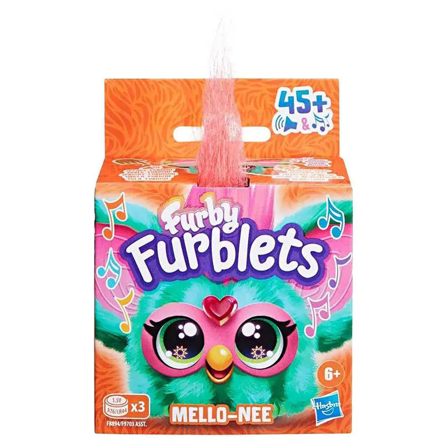 Furby Furblets Mello-Nee Mini Interactive Plush Toy (5 cm)