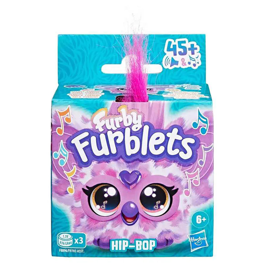 Furby Furblets Hip-Bop Mini Interactive Plush Toy (5 cm)