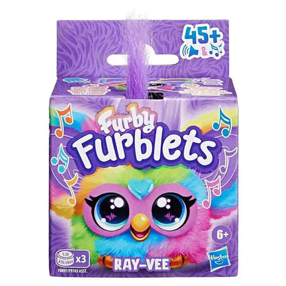 Furby Furblets Ray-Vee Mini Interactive Plush Toy (5 cm)