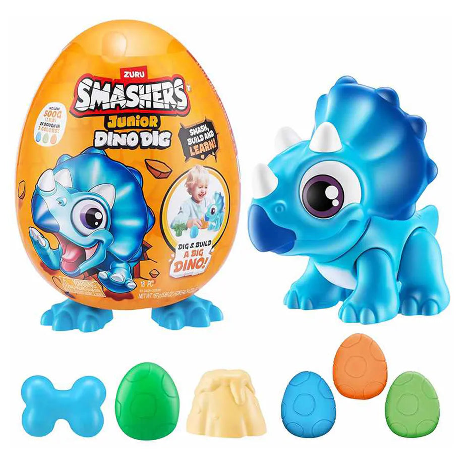 Smashers Junior Dino Dig Small Surprise Egg (Assorted)