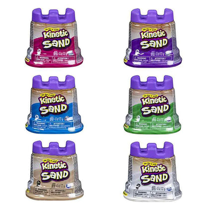 Kinetic Sand Mini Castle Container Sand (127 g, Assorted)