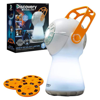 Discovery Mindblown Grab & Go Galaxy Lantern Portable Planetarium Projector