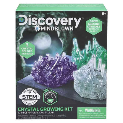 Discovery Mindblown Natural Crystal Growing Kit (12 Pieces)