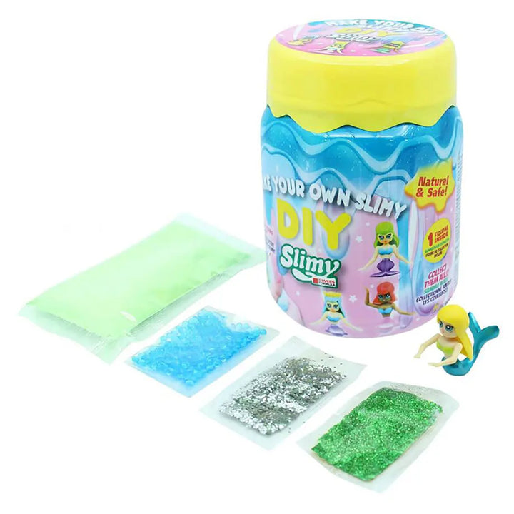 Slimy Shake & Make DIY Slime Kit with Mermaid Figure