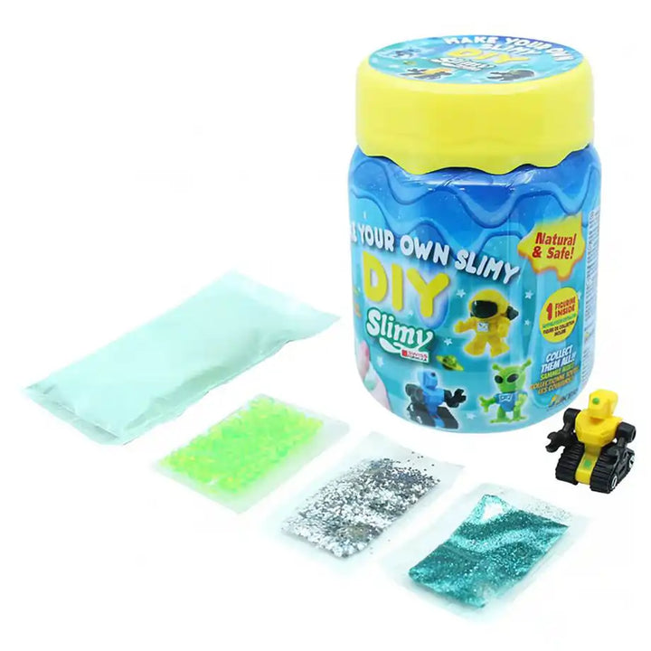 Slimy Shake & Make DIY Slime Kit with Space & Aliens Figure