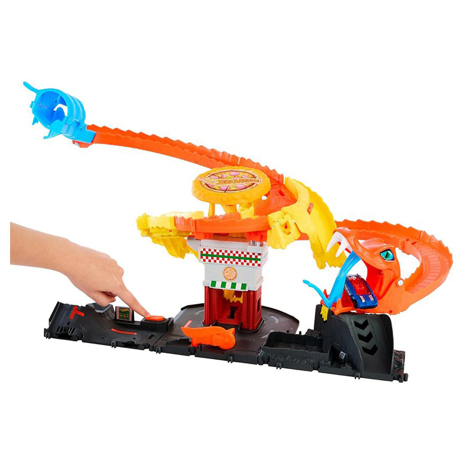 Hot Wheels City Pizza Slam Cobra Attack 2024 Playset