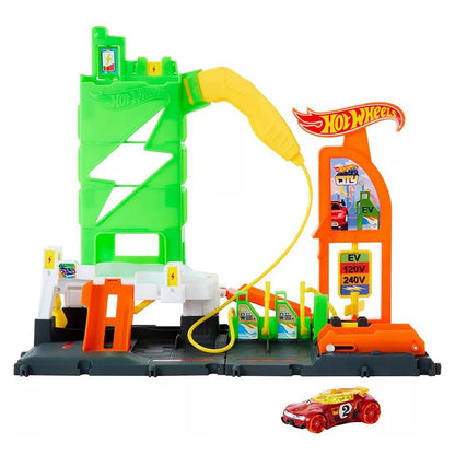 Hot Wheels City Let’s Race Super Recharge Fuel Station Playset