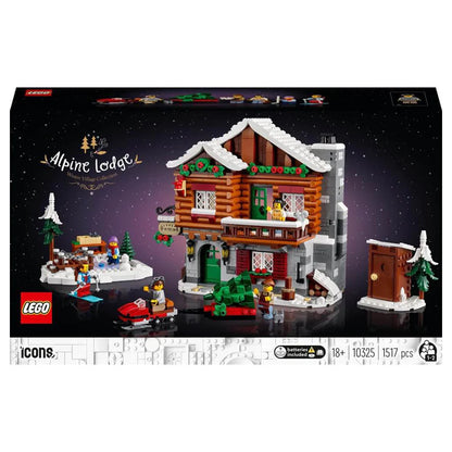 LEGO Icons Alpine Lodge Building Set (1,517 Pieces)