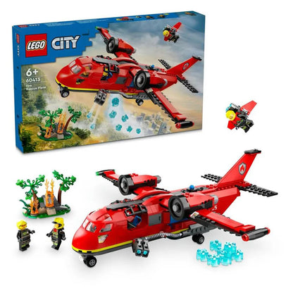 LEGO City Fire Rescue Plane Building Set (478 Pieces)