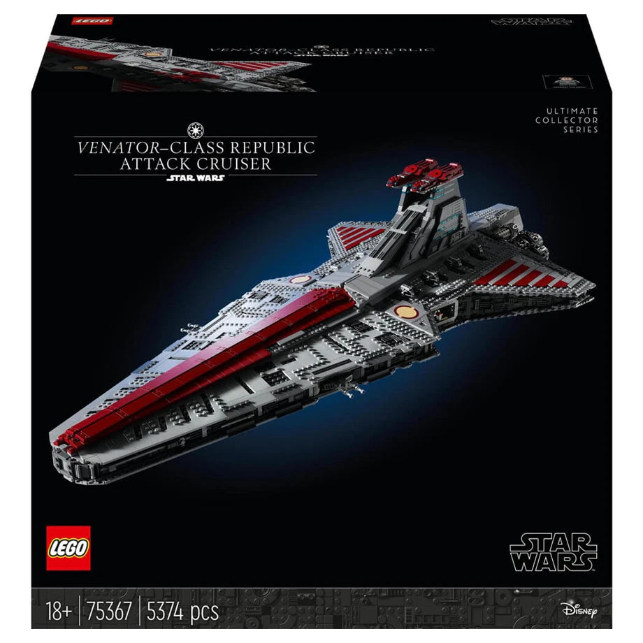 LEGO Star Wars Venator-Class Republic Attack Cruiser Building Set (5,374 Pieces)