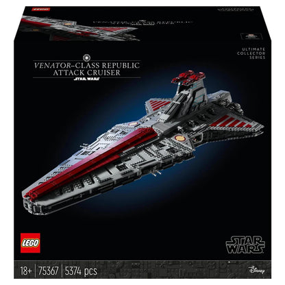 LEGO Star Wars Venator-Class Republic Attack Cruiser Building Set (5,374 Pieces)