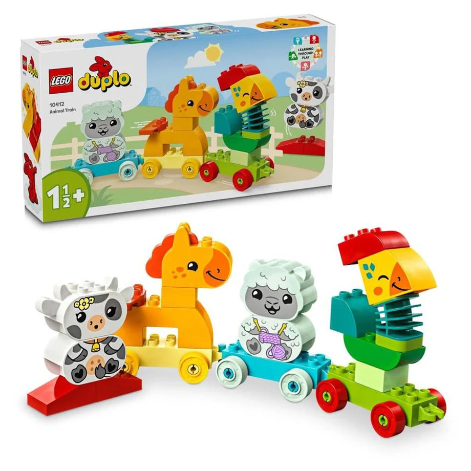 LEGO DUPLO My First Animal Train Nature Toy 10412 Building Toy Set (19 Pieces)