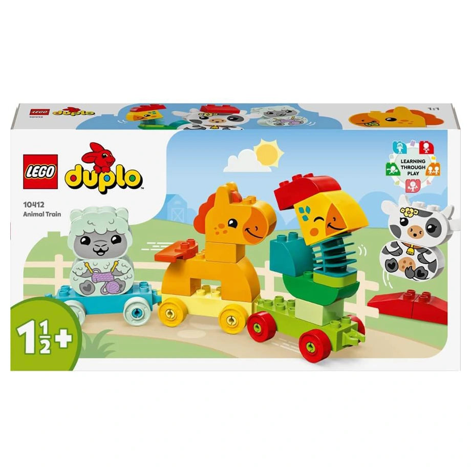 LEGO DUPLO My First Animal Train Nature Toy 10412 Building Toy Set (19 Pieces)