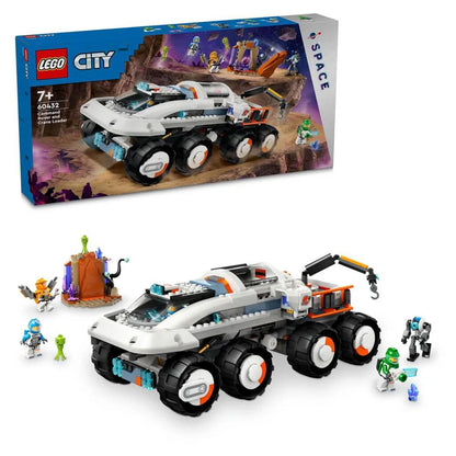 LEGO City Command Rover & Crane Loader Building Set (758 Pieces)