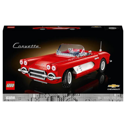 LEGO Icons Corvette Building Set (1,210 Pieces)