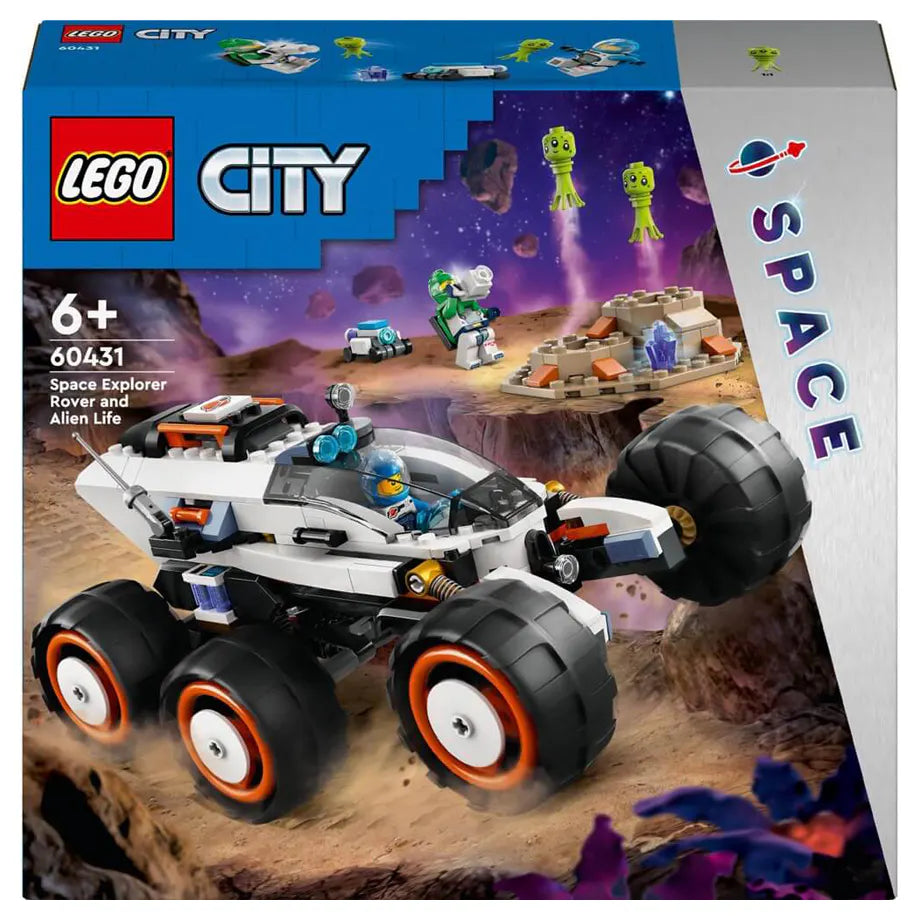 LEGO City Space Explorer Rover & Alien Life Building Set (311 Pieces)