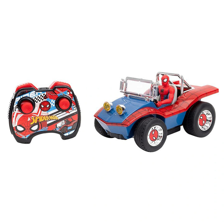 Jada Marvel Spider-Man RC Buggy Car with Spider-Man Figure (1:24)