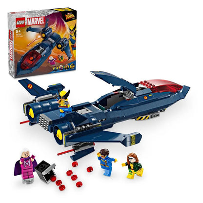 LEGO Marvel X-Men X-Jet Buildable Toy Set (359 Pieces)
