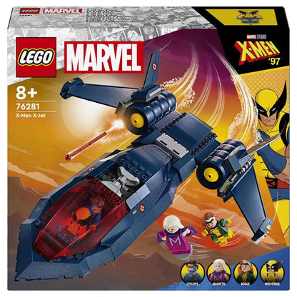 LEGO Marvel X-Men X-Jet Buildable Toy Set (359 Pieces)