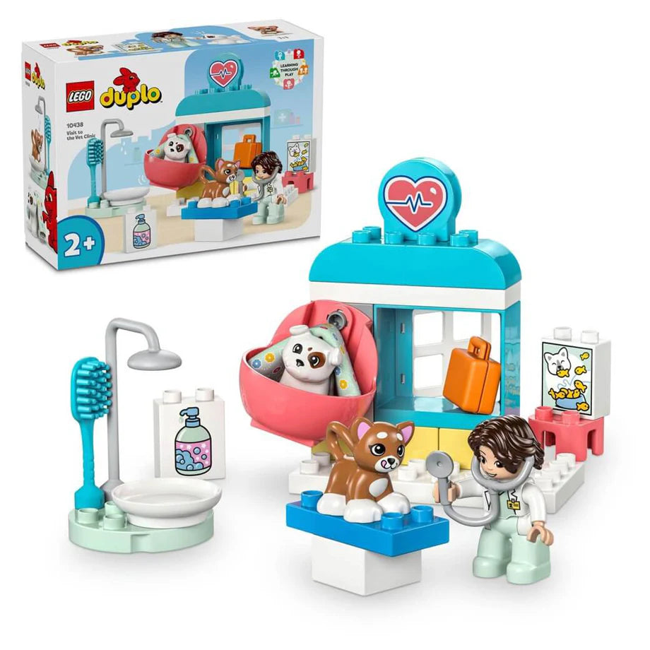 LEGO Duplo Town Visit To The Vet Clinic Building Set (28 Pieces)
