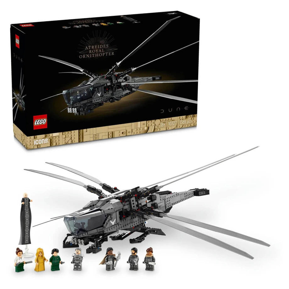 LEGO Icons Dune Atreides Royal Ornithopter Building Set (1,369 Pieces)