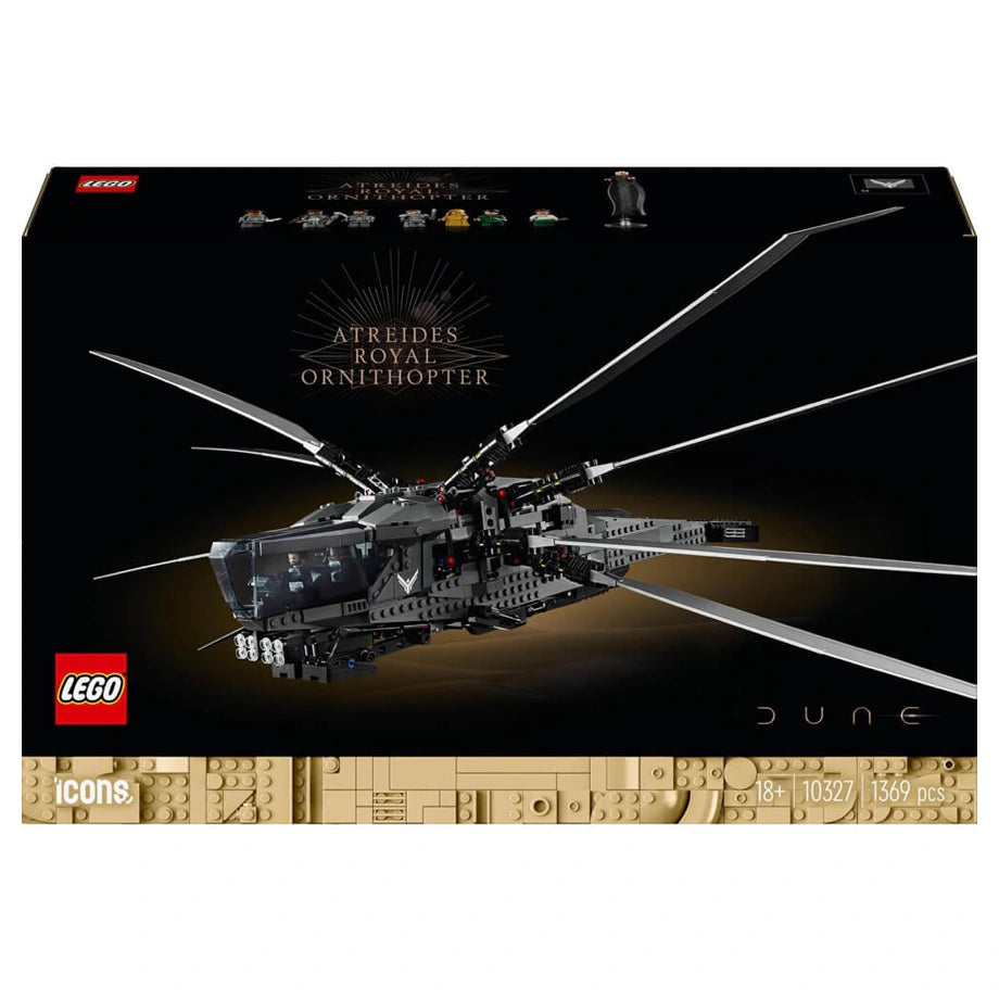 LEGO Icons Dune Atreides Royal Ornithopter Building Set (1,369 Pieces)