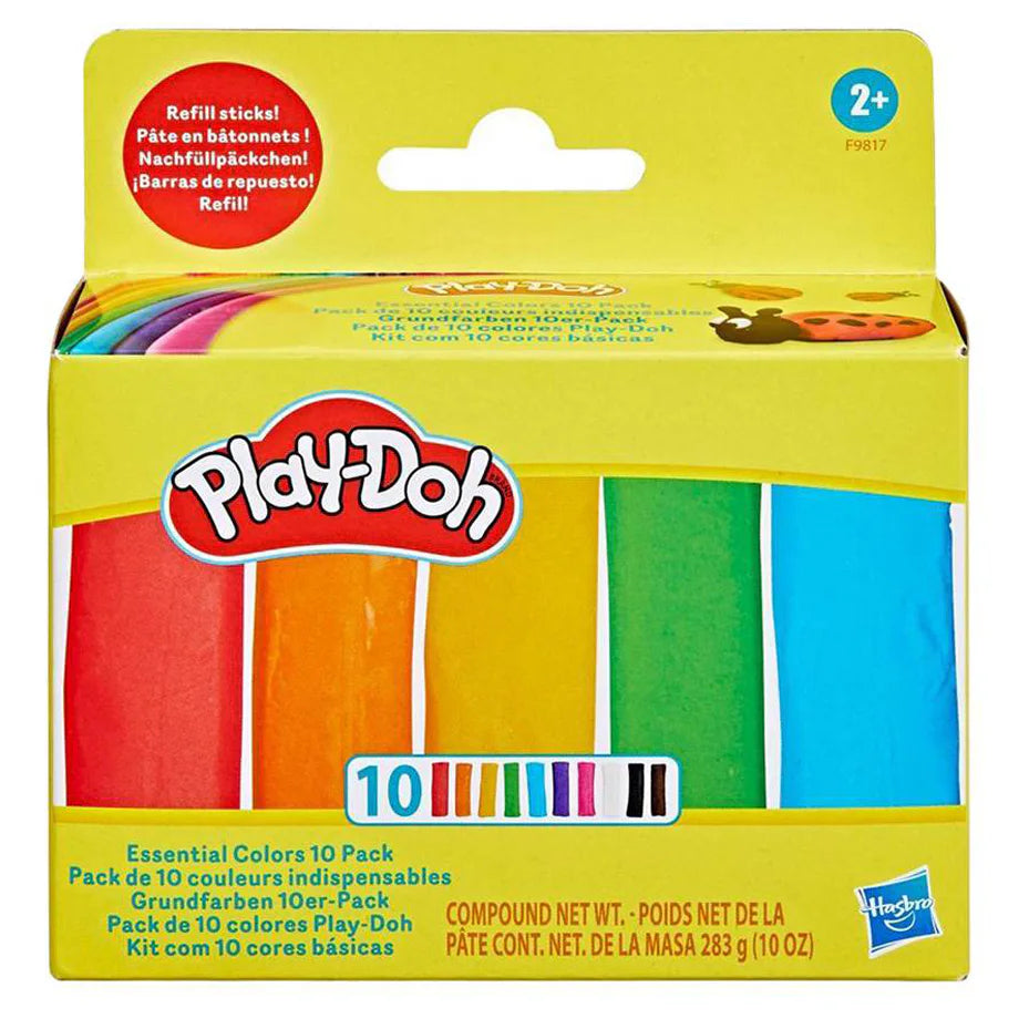 Play-Doh Essential Refill Stick Colors Set (10 Pack)