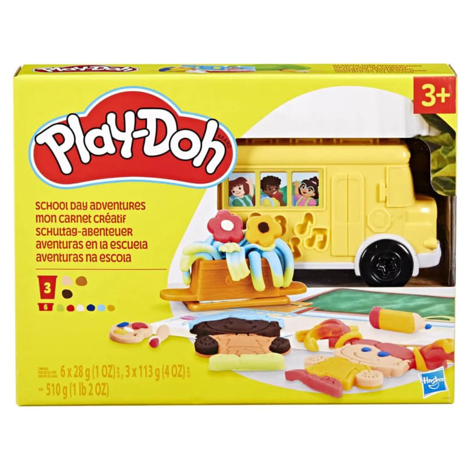 Play-Doh School Bus Playset (24 Pieces)