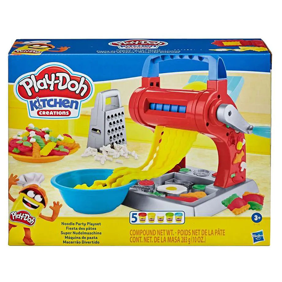 Play-Doh Kitchen Creations Noodle Party Playset (16 Pieces)