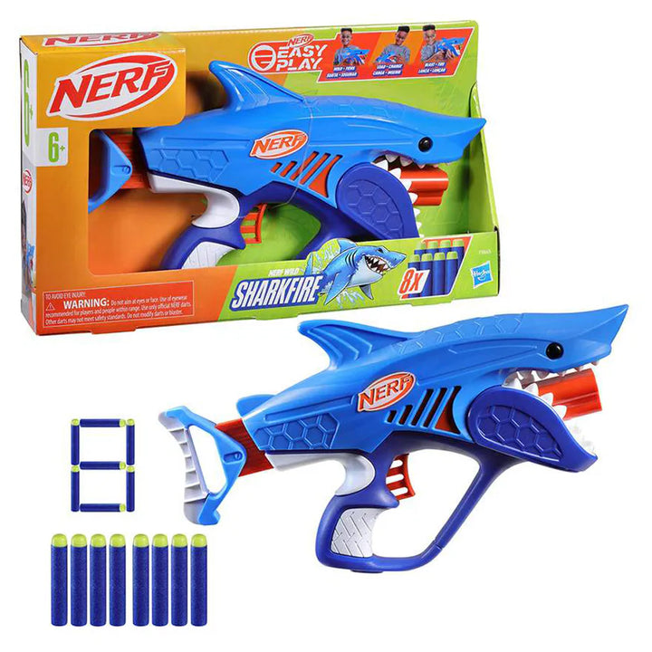 Nerf Wild Sharkfire Blaster