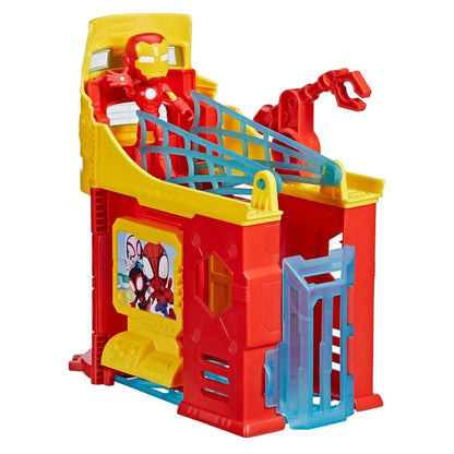 Hasbro Marvel Spidey & His Amazing Friends Stark Tower Playset with Figure