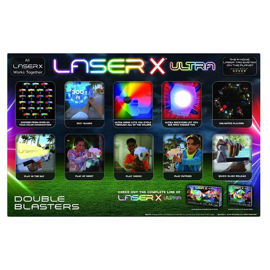 Laser X Ultra Double Sport Blaster (Pack of 2)