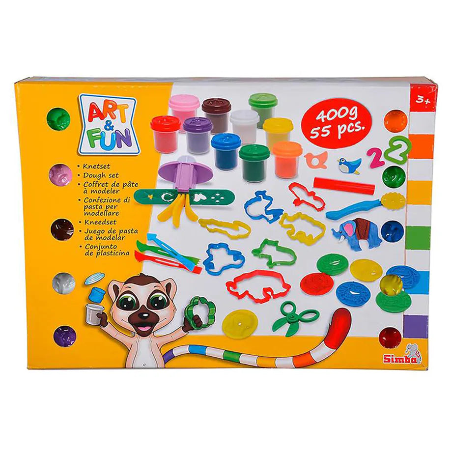 Art & Fun Mega Dough Set (55 Pieces)
