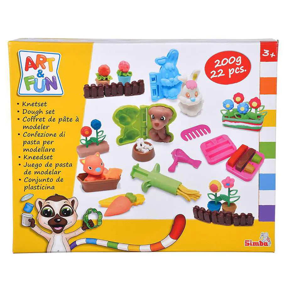 Art & Fun Animal Dough Set (22 Pieces)