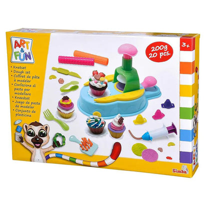 Art & Fun Cupcake Dough Set (20 Pieces)