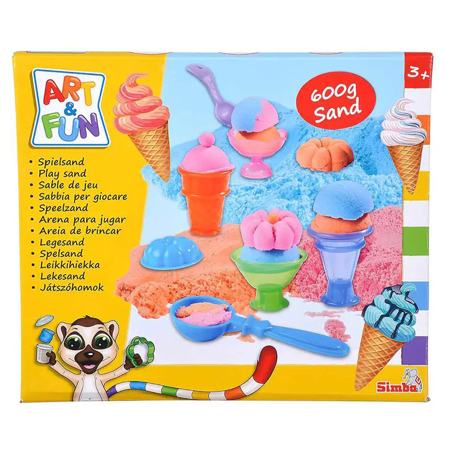 Art & Fun Ice Cream Play Sand Set (13 Pieces)