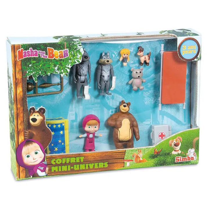Masha & The Bear Coffret Mini Universe Playset