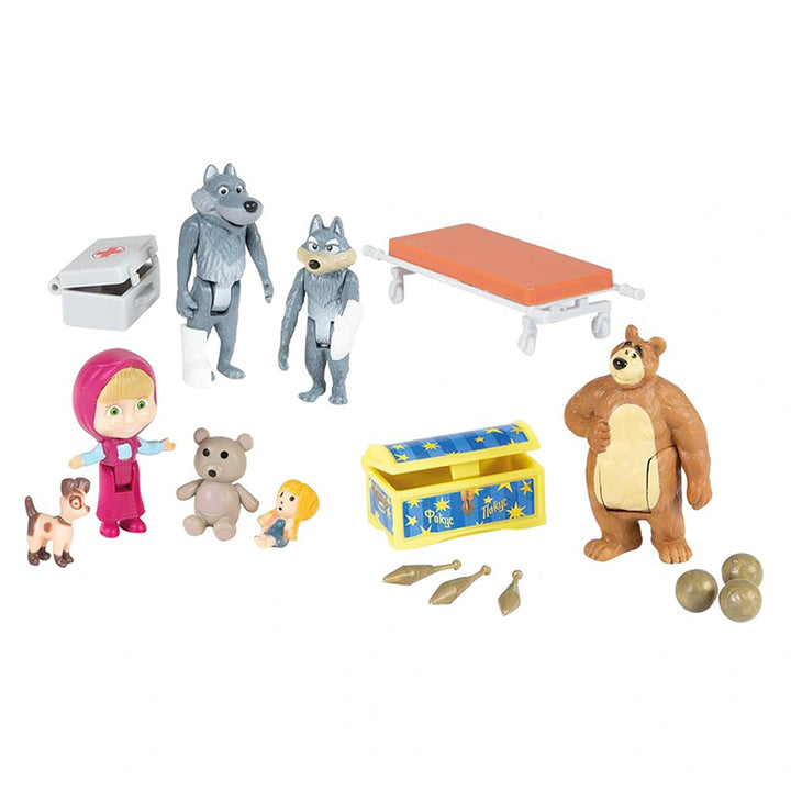 Masha & The Bear Coffret Mini Universe Playset