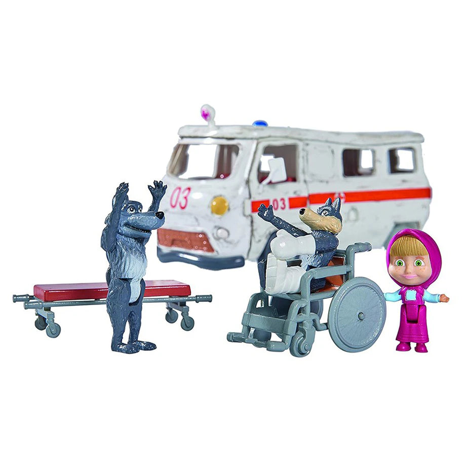 Masha & The Bear Ambulance Playset