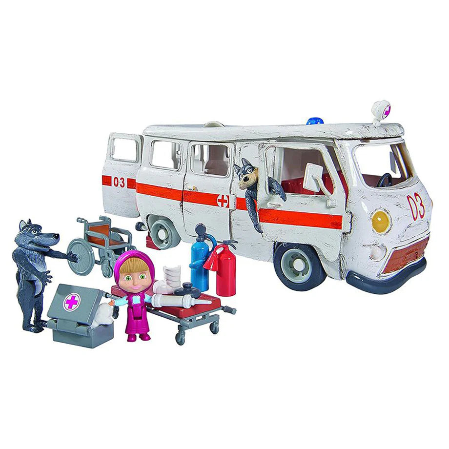 Masha & The Bear Ambulance Playset