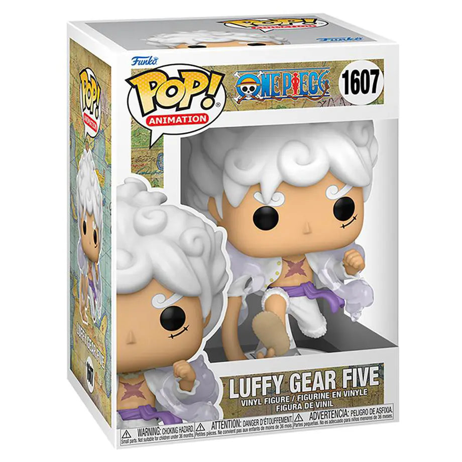 FuFunko POP! One Piece Luffy Gear Five Chase Glow-in-the-Dark Vinyl Figure (14 cm)