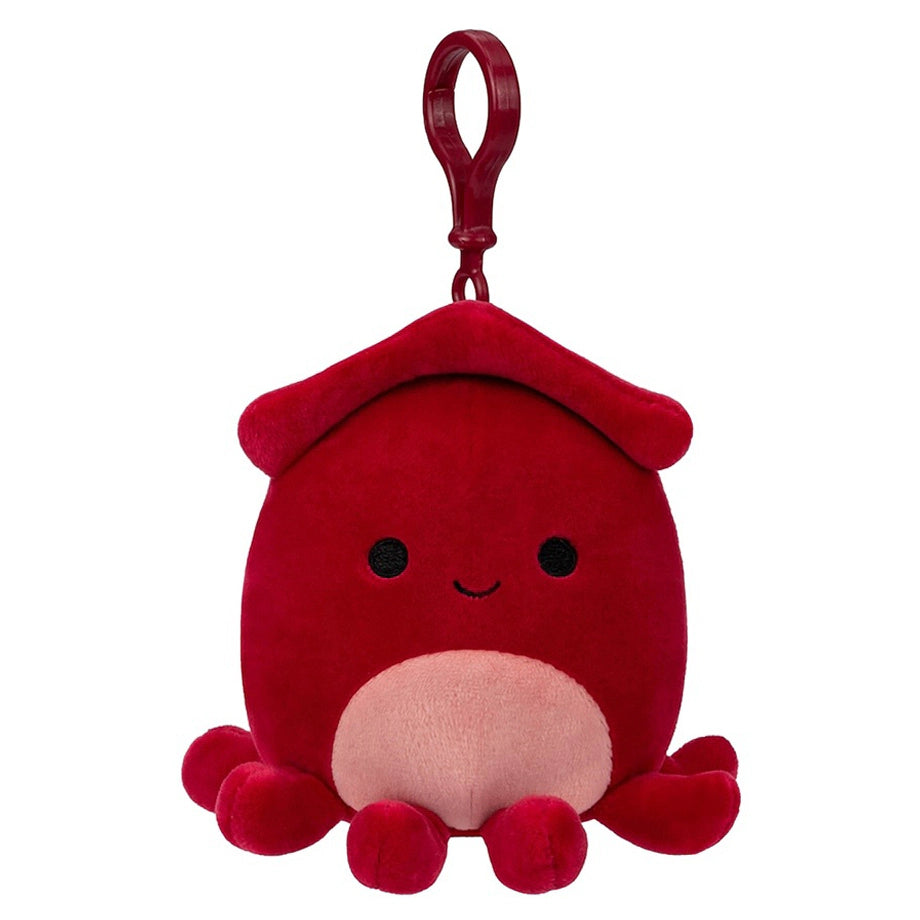 Squishmallows Altman The Squid Clip-on Plush Toy