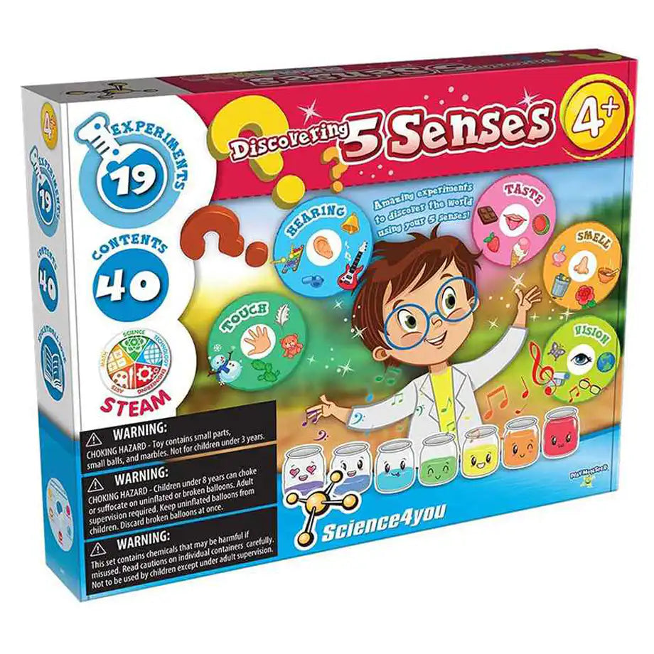 Science4You Discovering 5 Senses Experiment Diy Steam Kit