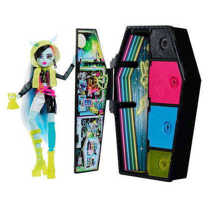 Monster High Skulltimate Secrets Neon Frights Frankie Stein Doll with Accessories