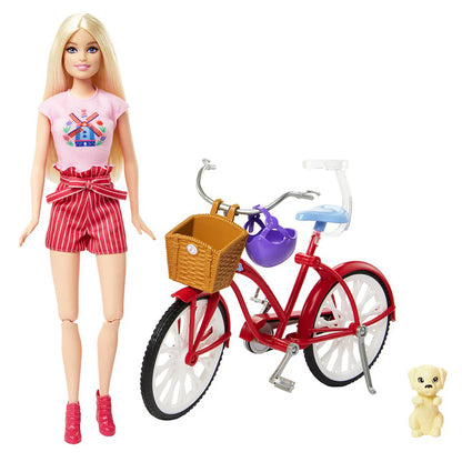 Barbie Pink Passport Holland Bicycle Adventure Doll Set