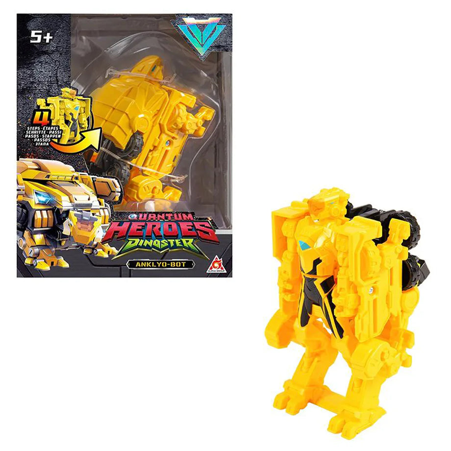 Quantum Heroes Dinoster Delby to Anklyo-Bot Transforming Figure (13 cm)