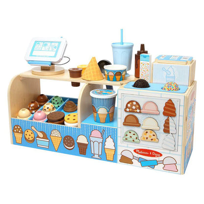 Melissa & Doug Cool Scoops Ice Creamery Food Playset (42 Pieces)