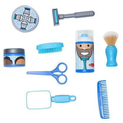 Melissa & Doug Barber Shop Playset (16 Pieces)