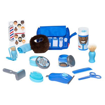 Melissa & Doug Barber Shop Playset (16 Pieces)