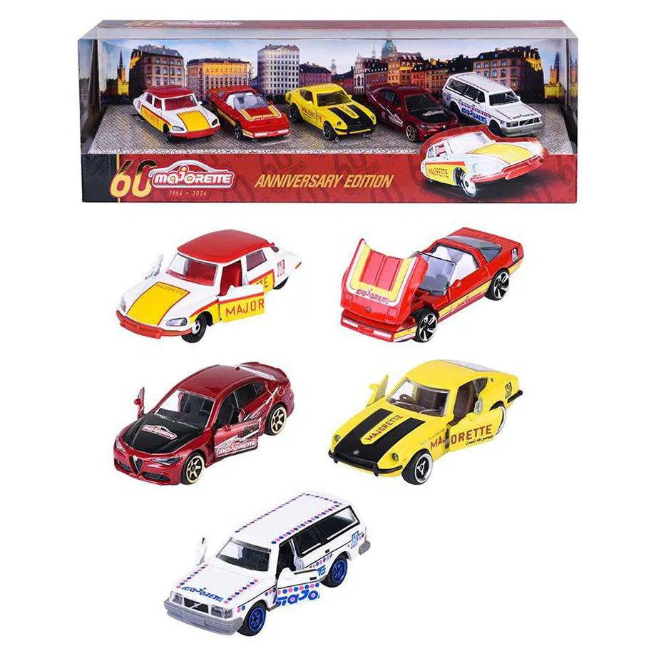 Majorette 60th Anniversary Die-cast Car Gift Set (5 Pack)